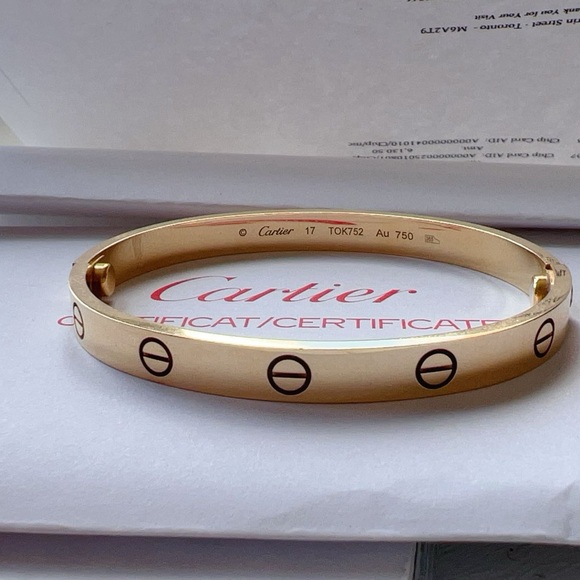 Cartier Love Bracelet 18K Gold Size17 2023 - Picture 2 of 5